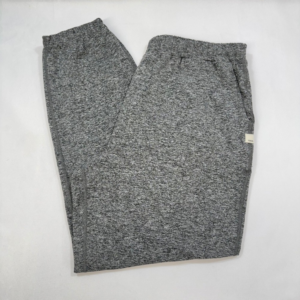 NWOT Vuori Boyfriend Joggers Ws Large Gray Heathered Stretch VW457 Pants